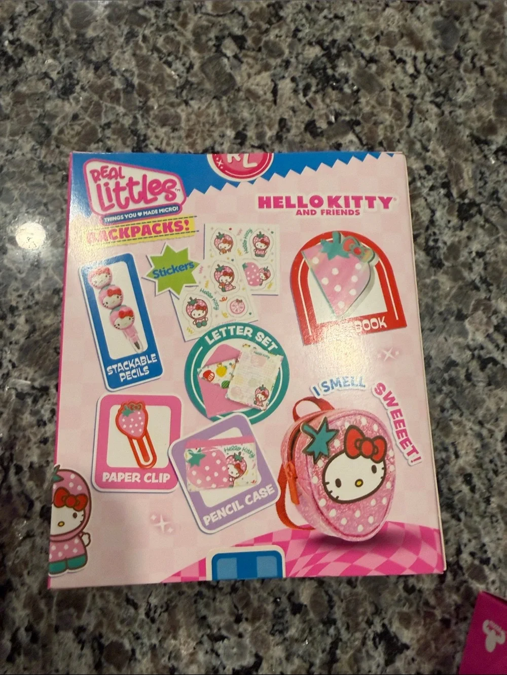 Sanrio Hello Kitty Pink & Kuromi Purple Scented Stationery Backpack Sets